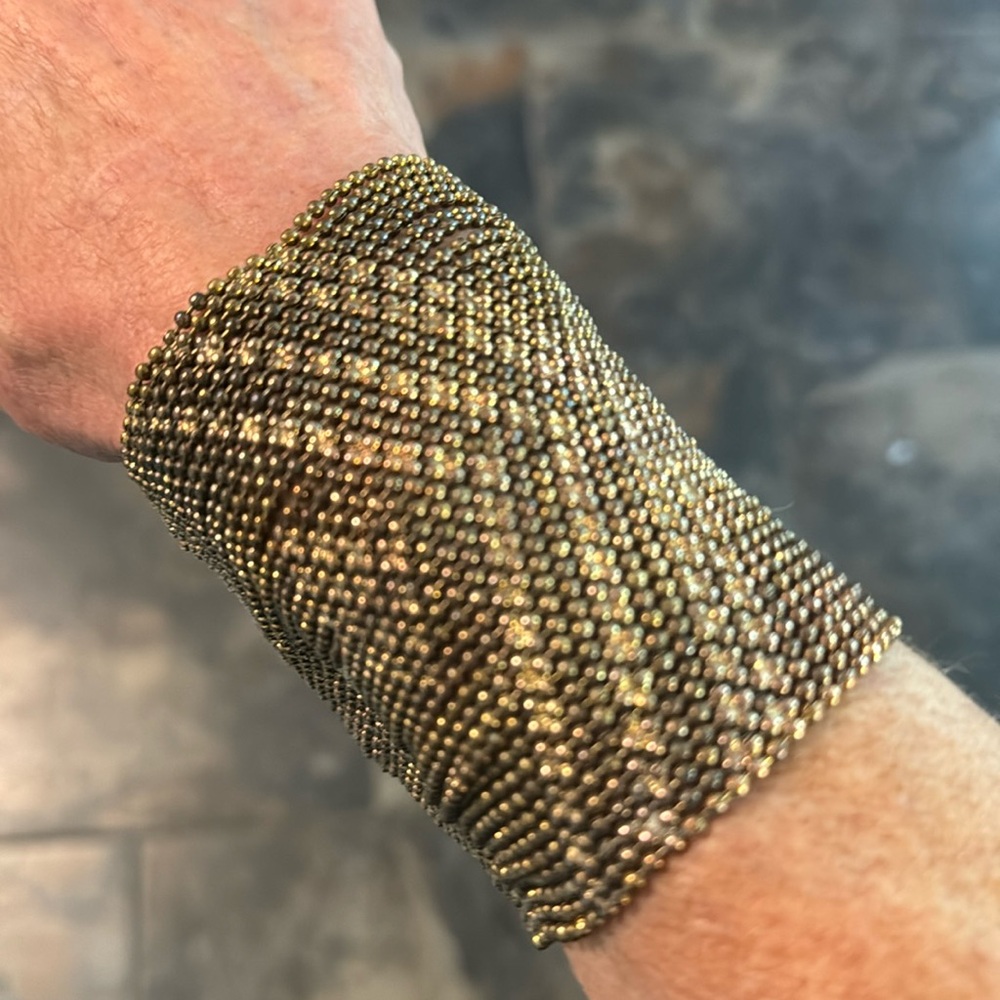 Brass Mesh Bracelet